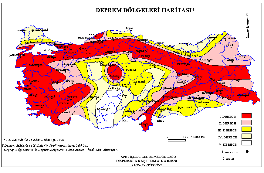 Türkiye'de Deprem Riski Taşıyan İller Hangileri?